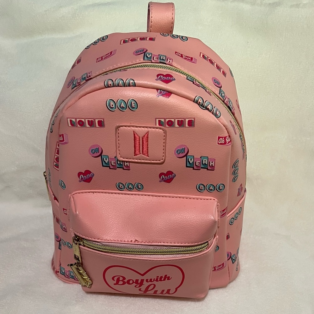BTS mini backpack Boy with luv